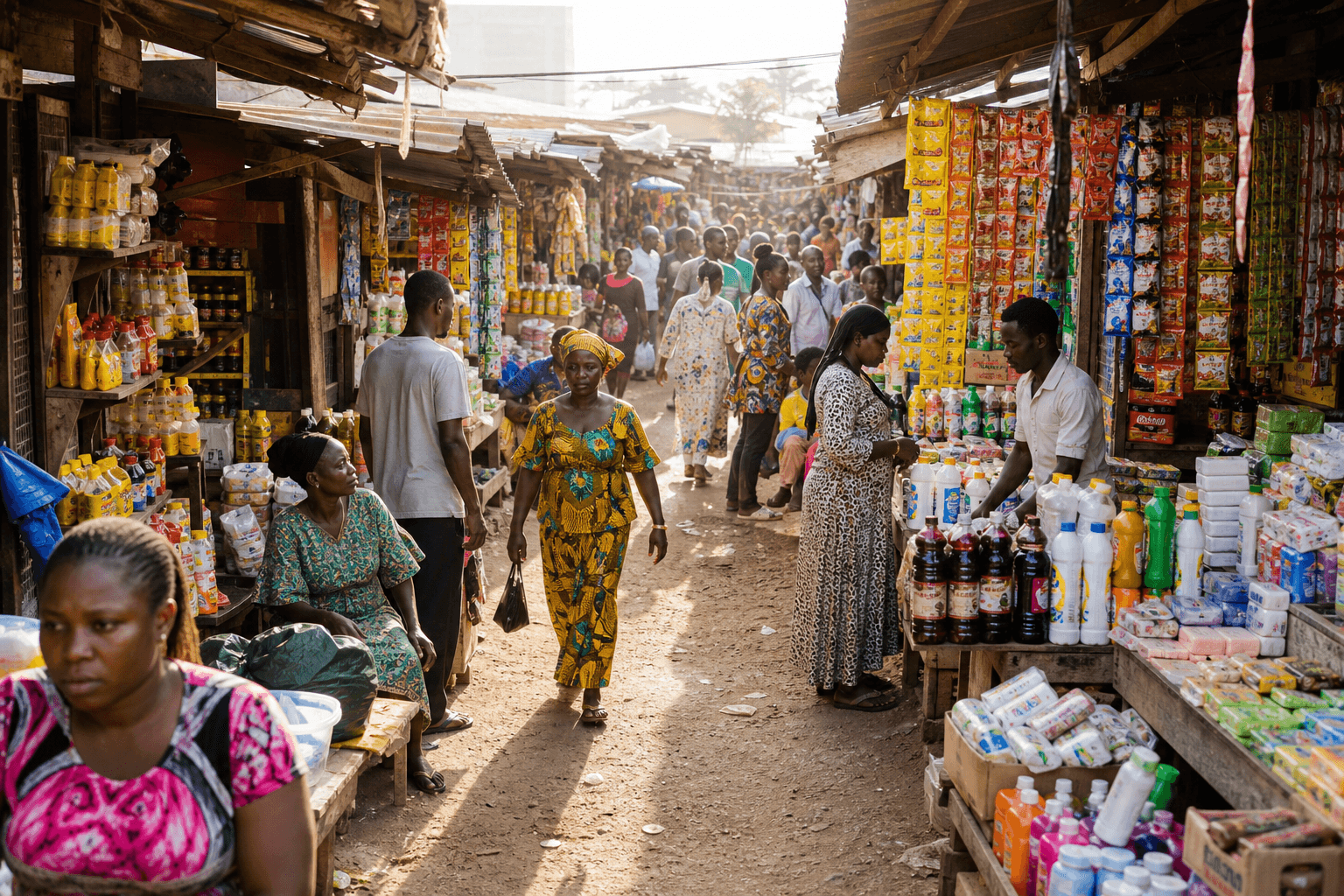 Informal market corridor informing market entry decisions